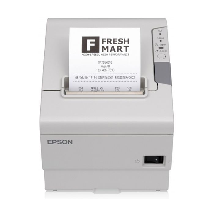 Принтер чеків Epson TM-T88VI USB+Serial+Ethernet Black+Buzzer (C31CE94112)
