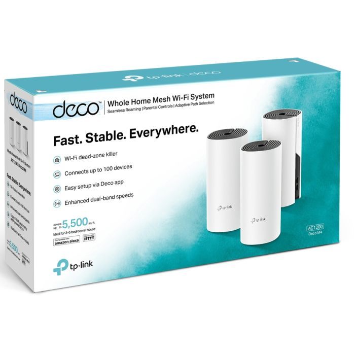 Точка доступа Wi-Fi TP-Link DECO-M4-3-PACK изображение 5