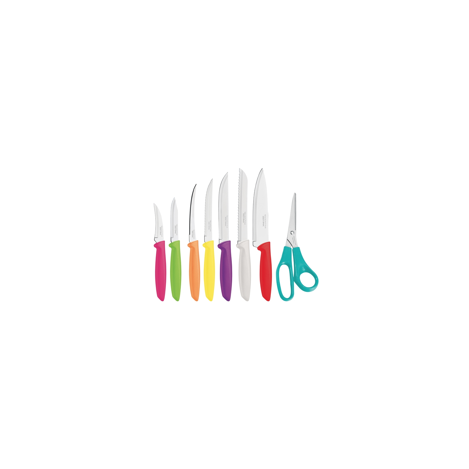 Набор ножей Tramontina Plenus 8 предметов (7 ножей + ножницы) (23498/917) изображение 2