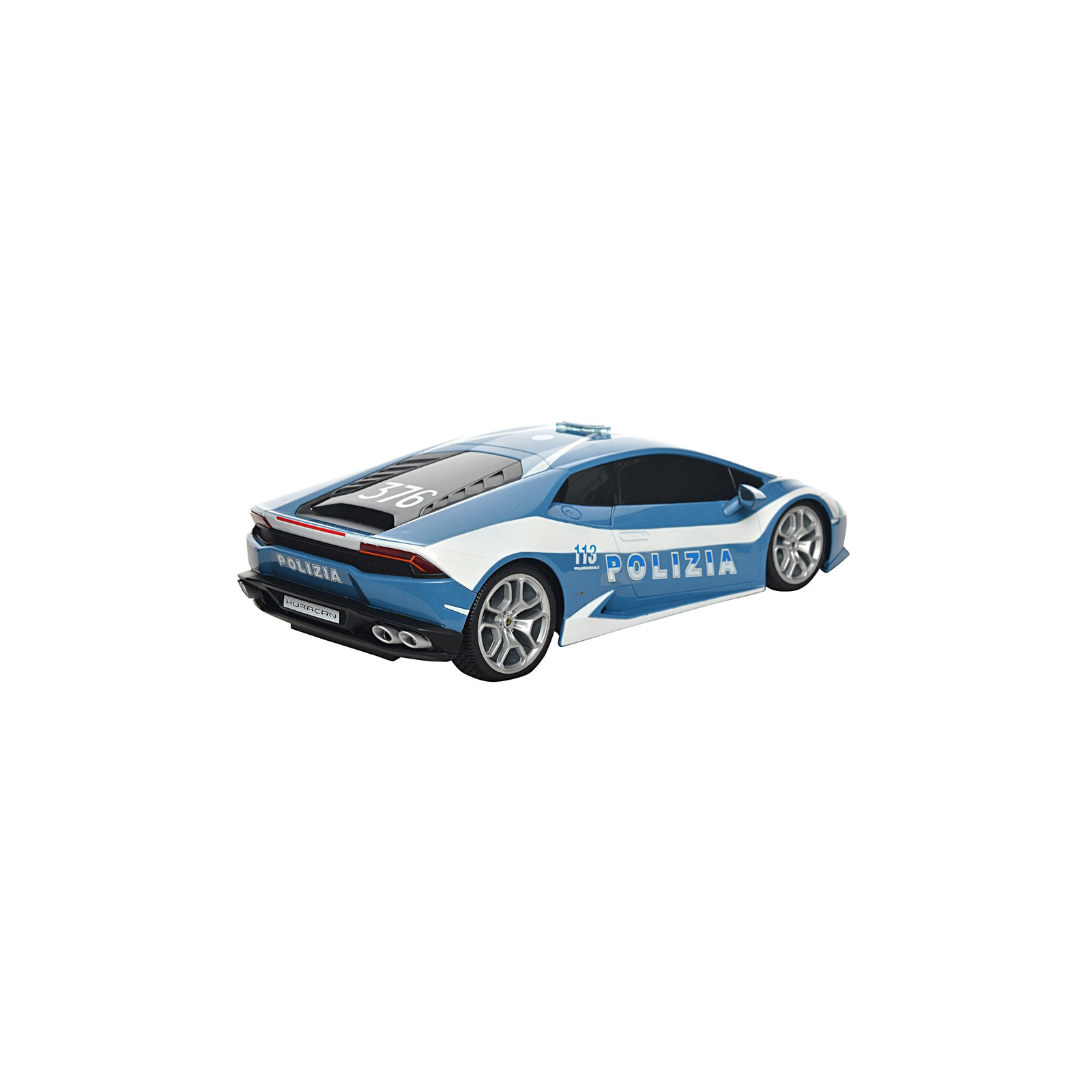 Машина Maisto Lamborghini Huracan Polizia (1:24) синій металік (31511 blue) зображення 2