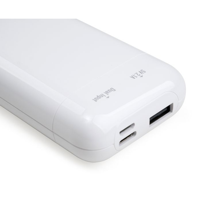 Батарея універсальна Vinga 10000 mAh glossy white (VPB1MWH) зображення 9