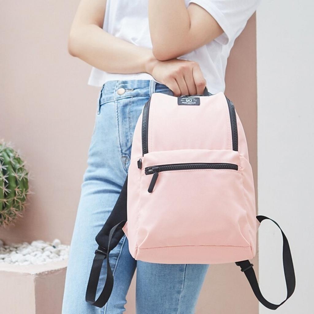 Рюкзак туристический Xiaomi RunMi 90 Points Travel Casual Backpack (Small) Cherry Pink (6972125145314) изображение 3