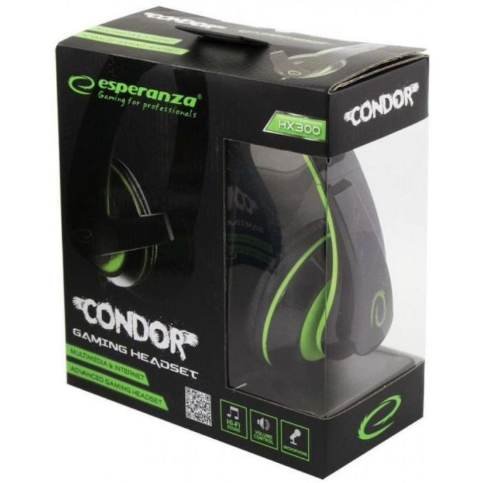 Наушники Esperanza EGH300B Green (EGH300G) изображение 4