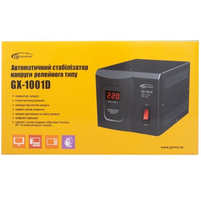 Стабілізатор Gemix GX-1001D зображення 3