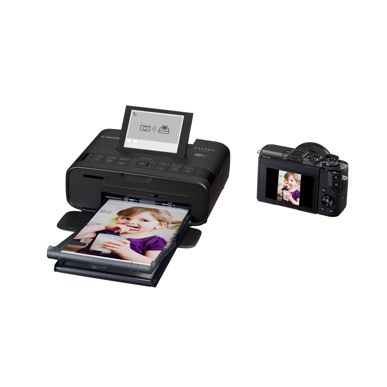 Сублімаційний принтер Canon SELPHY CP-1300 Black (2234C011) зображення 5