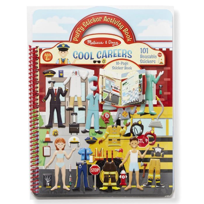 Набор для творчества Melissa&Doug Объемные наклейки Профессии (MD9426)