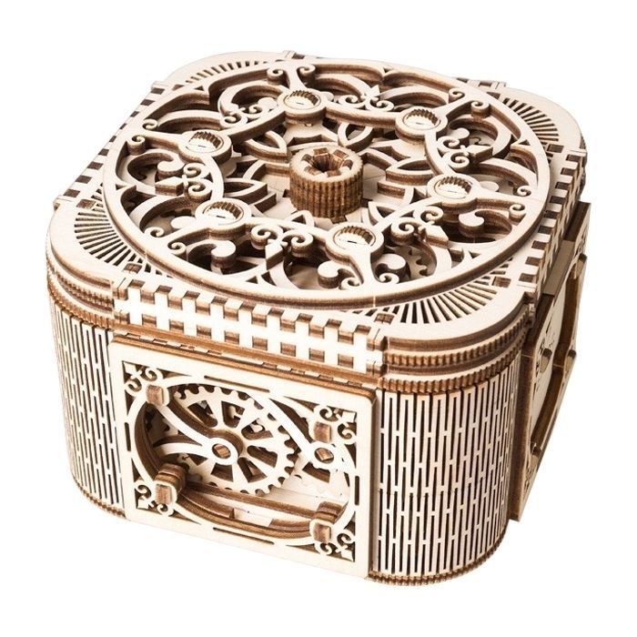 Конструктор Ugears механический Шкатулка с секретом (70031)