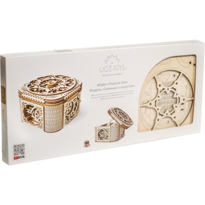 Конструктор Ugears механический Шкатулка с секретом (70031) изображение 8