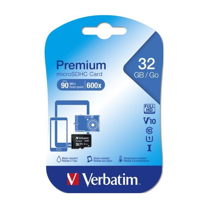Карта памяти Verbatim 32GB microSDHC Class 10 (44083) изображение 2