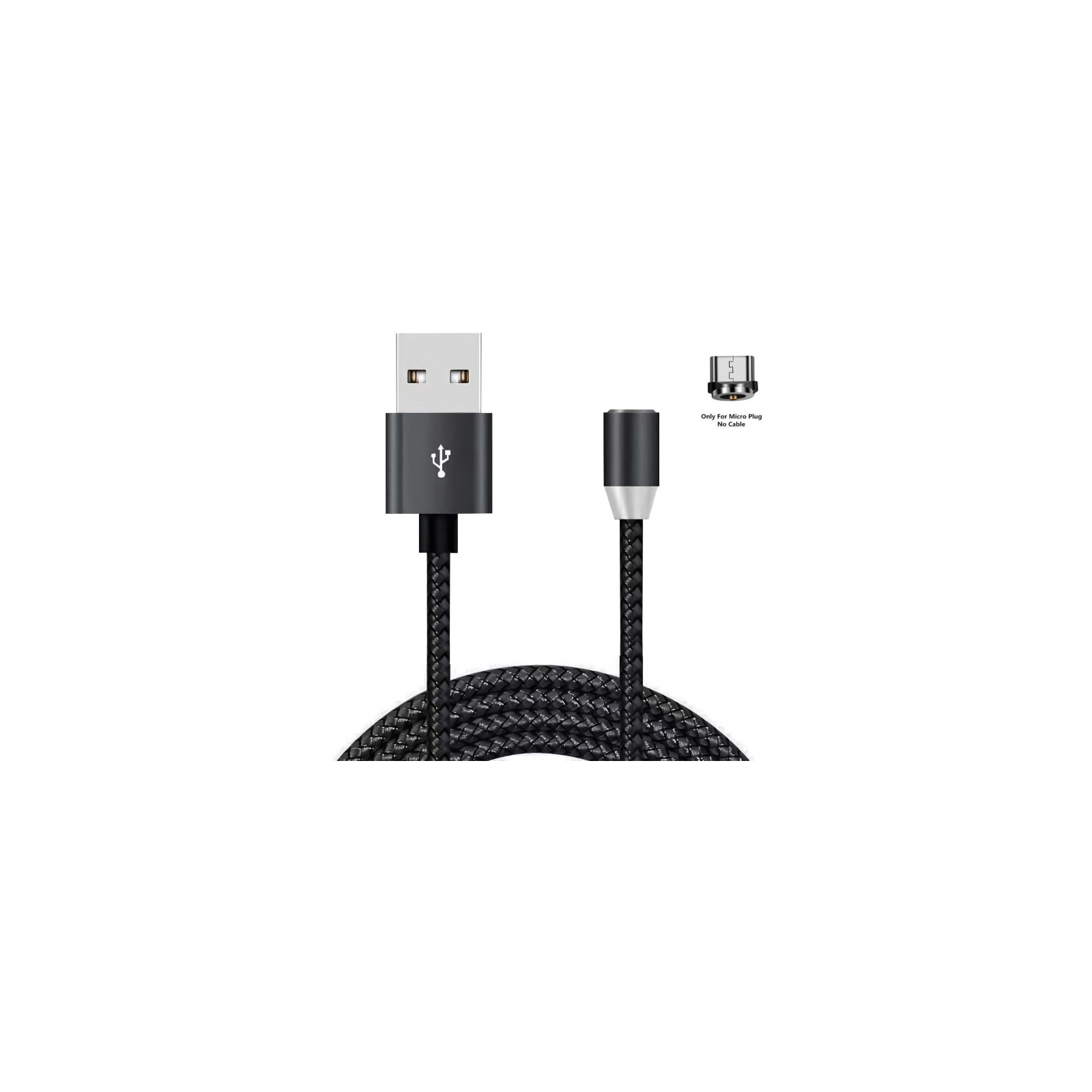 Дата кабель USB 2.0 AM to Micro 5P 1.2m Magneto black XoKo (SC-355m MGNT-BK)