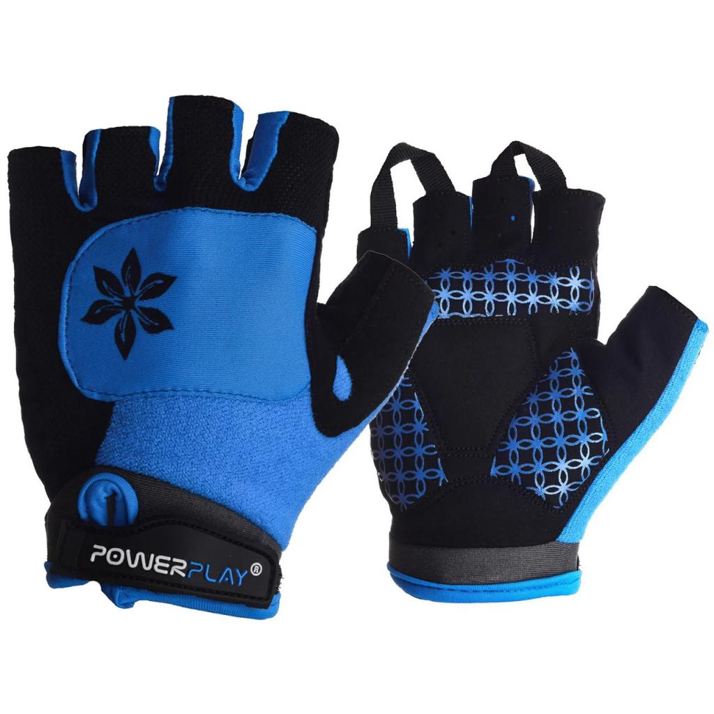 Велоперчатки PowerPlay Women 5284 Blue M (5284D_M_Blue)