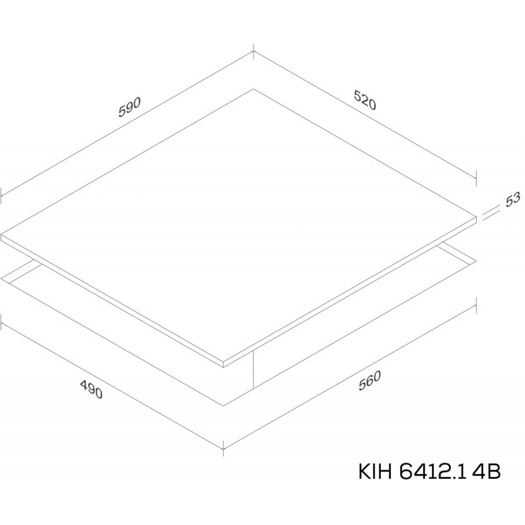 Варочная поверхность Kernau KIH 6412.1-4B изображение 2