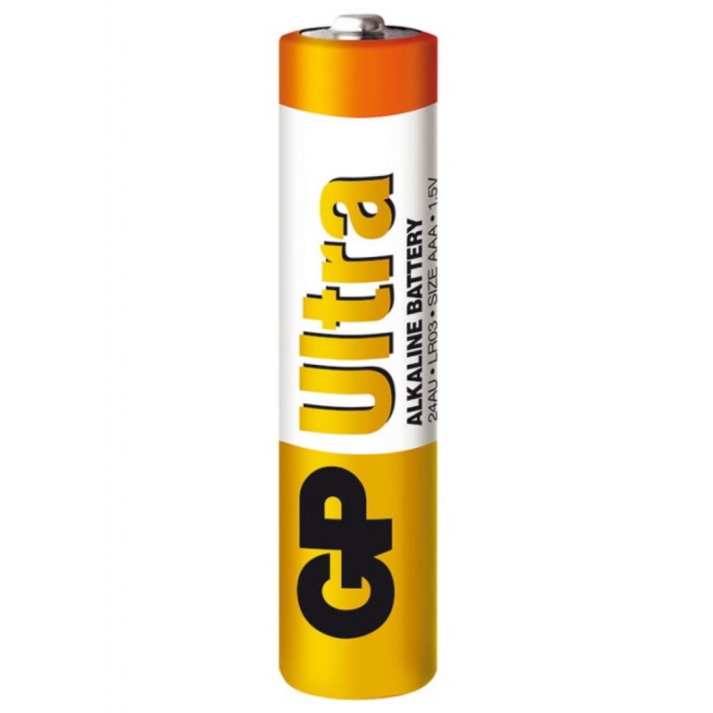 Батарейка Gp AAA LR03 Ultra Alkaline * 4 (24AU-U4 / 4891199027659) зображення 2