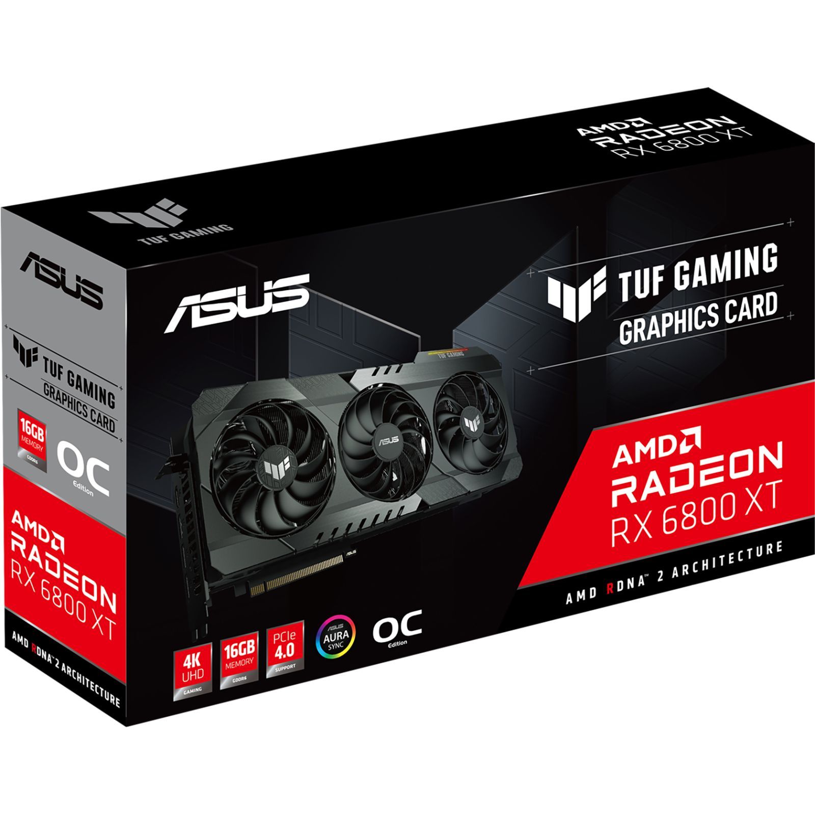 ᐈ Купить видеокарту ASUS Radeon RX 6800 XT 16Gb TUF OC GAMING