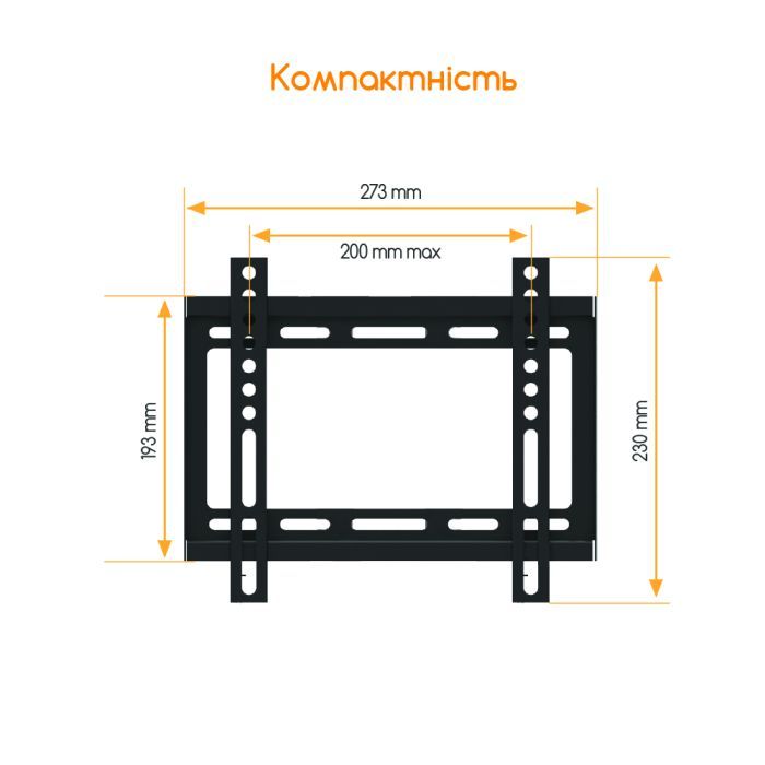 Кронштейн ACCLAB AL-FR20/F (1283126485763) зображення 4