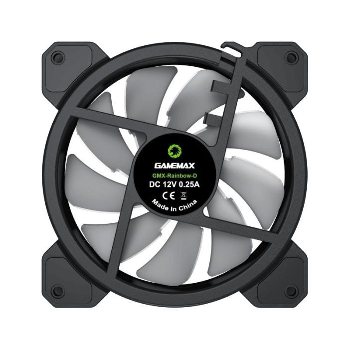 Кулер для корпуса Gamemax FN-12Rainbow-D изображение 7