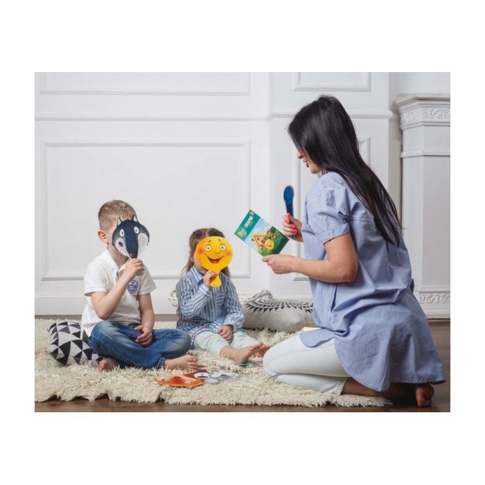 Развивающая игрушка Vladi Toys Мой первый театр Колобок, Теремок, укр (VT1804-22) изображение 4