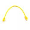 Патч-корд 0.25м, RJ-45, Cat.5e, CU, медь, желтый Ritar (PCR-CU/0.25Yw / 04278)