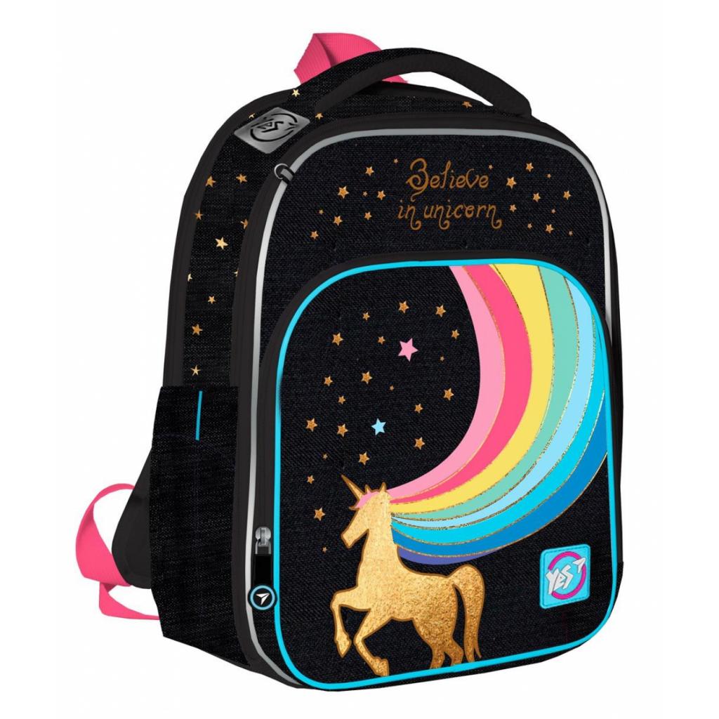 Рюкзак школьный Yes S-78 Unicorn черный (558606)