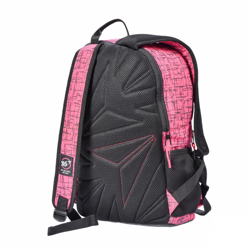 Рюкзак школьный Yes R-09 Сompact Reflective розовый (558506) изображение 3