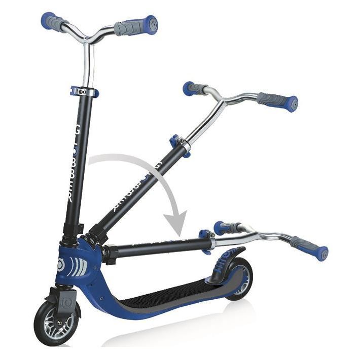 Самокат Globber Flow Foldable 125 черно-синий (473-100) изображение 3