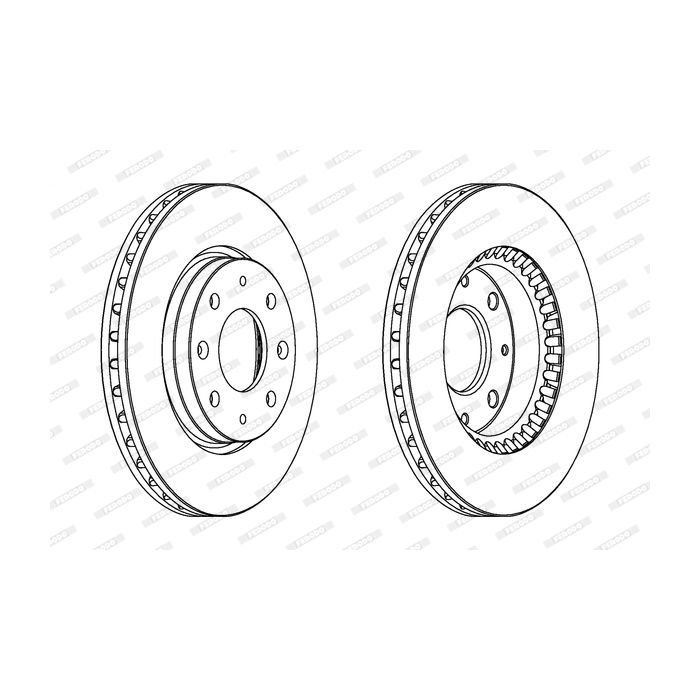 Тормозной диск FERODO DDF1528