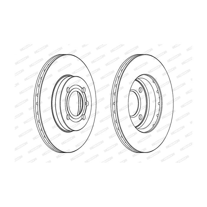 Тормозной диск FERODO DDF207