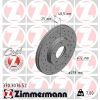 Тормозной диск ZIMMERMANN 370.3076.52