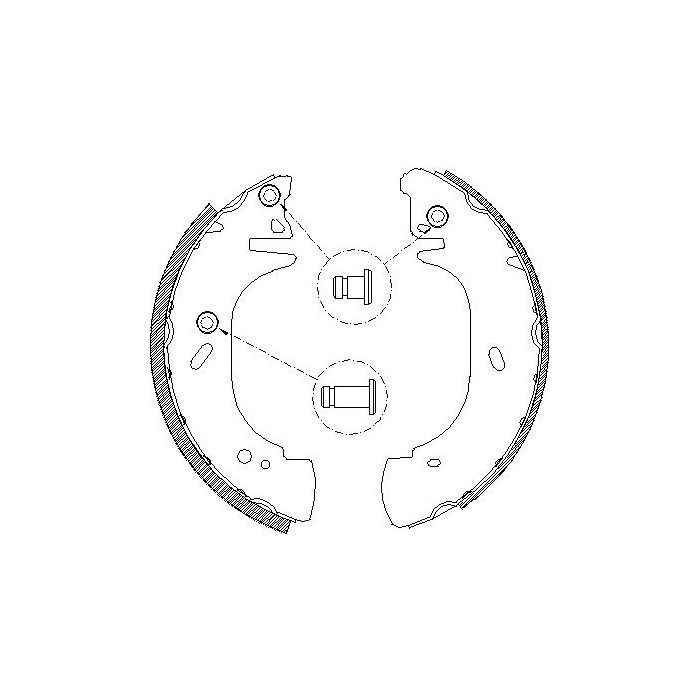 Гальмівні колодки REMSA 4306.01