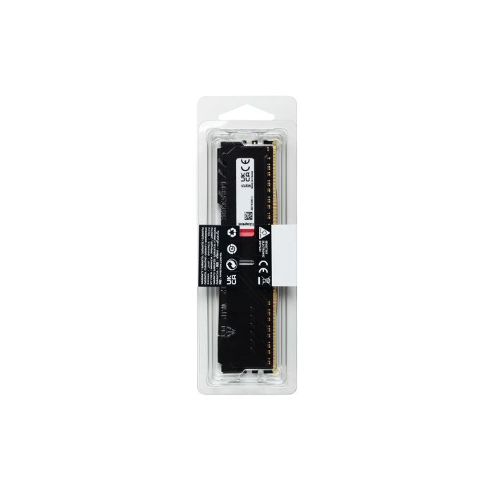 Модуль памяти для компьютера DDR4 8GB 2666 MHz Fury Beast Black Kingston Fury (ex.HyperX) (KF426C16BB/8) изображение 11