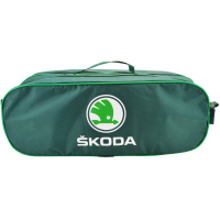 Фото - Органайзер для багажника Poputchik Сумка-органайзер  в багажник з логотипами Skoda  03-03 (03-030-2Д)