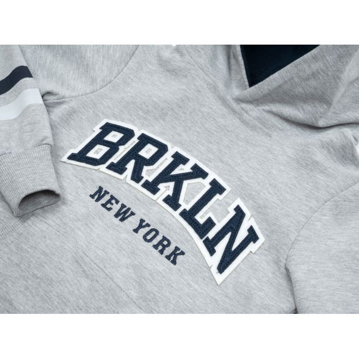 Кофта дитяча Breeze "BRKLN" (15888-128B-gray) зображення 3