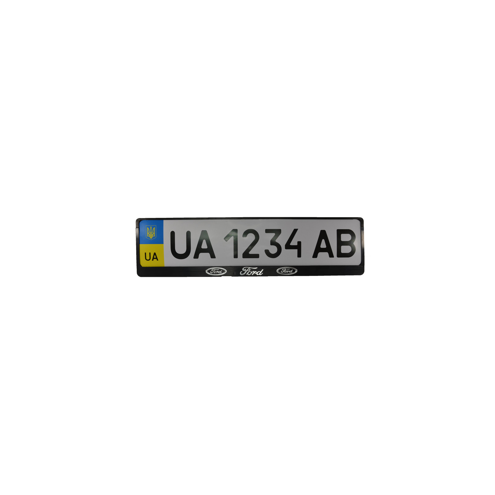 Рамка номерного знака CarLife пластик з об'ємними літерами Ford (2шт) (24-004)