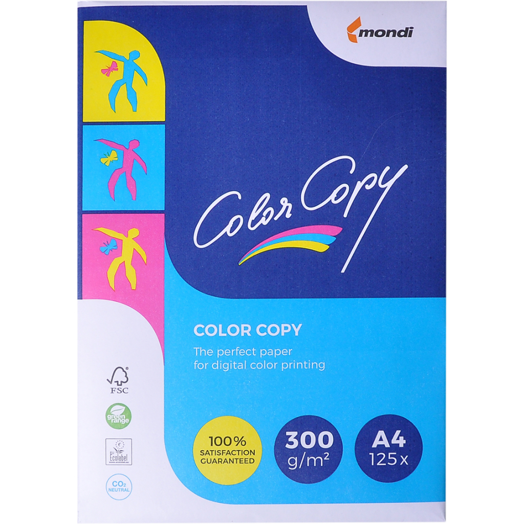 Бумага Mondi Color Copy A4, 300г, 125sh (A4.300.CC)