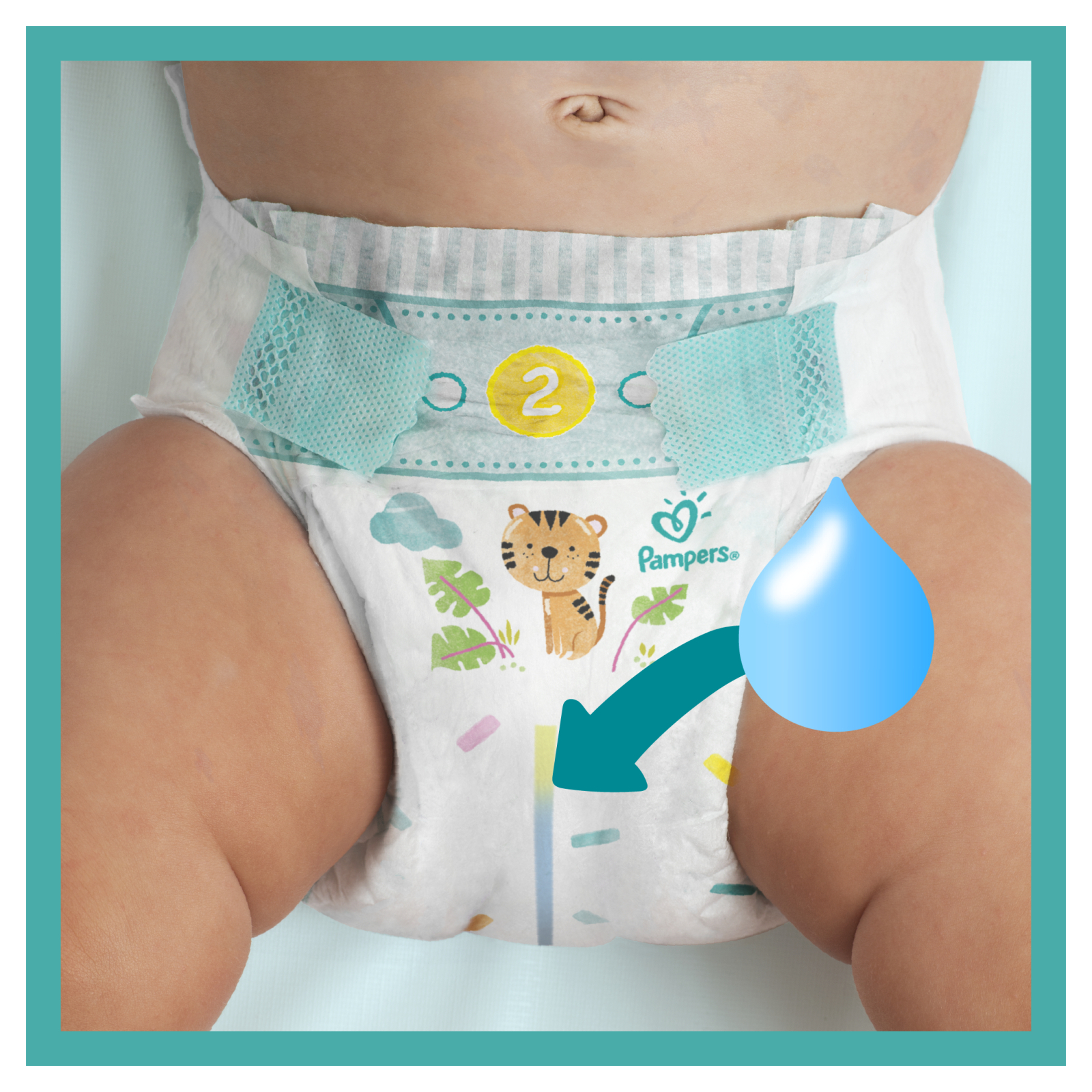 Подгузники Pampers Active Baby Размер 2 (4-8 кг) 64 шт (8006540045428) изображение 5