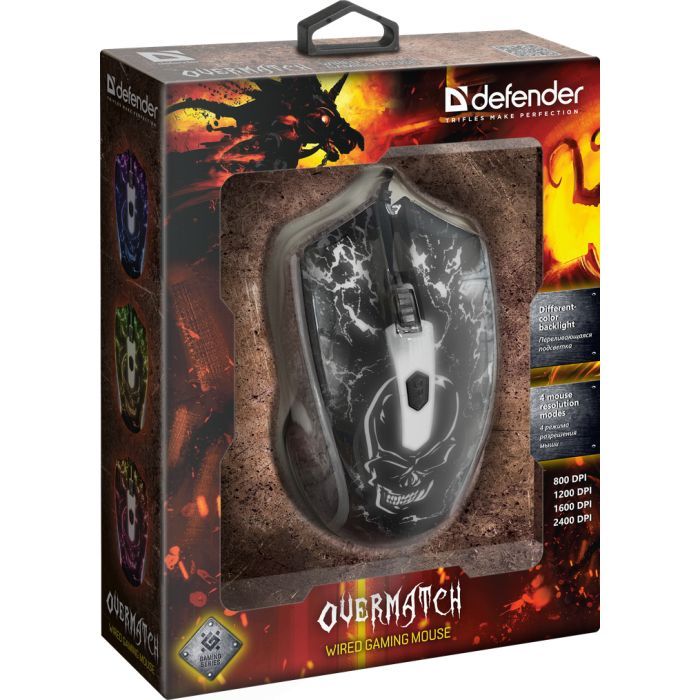 Мышка Defender Overmatch GM-069 USB Black (52069) изображение 4