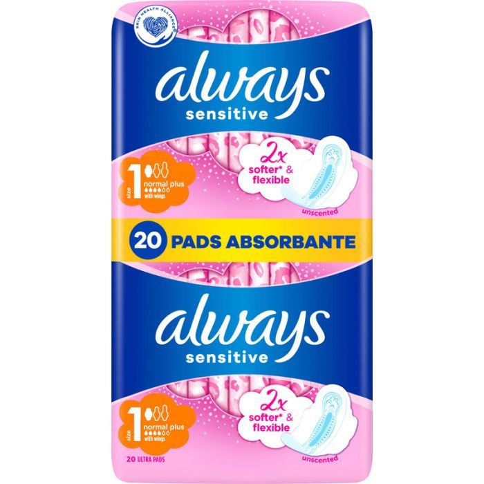 Гигиенические прокладки Always Ultra Sensitive Normal размер 1 20 шт. (4015400213932) изображение 2