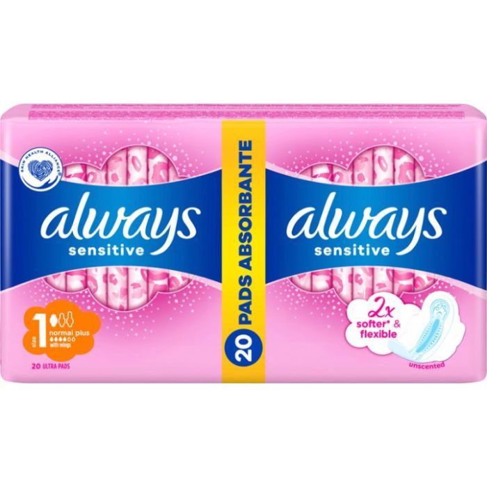 Гигиенические прокладки Always Ultra Sensitive Normal размер 1 20 шт. (4015400213932) изображение 3
