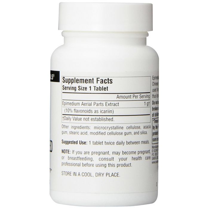 Травы Source Naturals Эпимедиум 1000мг, 30 таблеток (SN1429) изображение 2