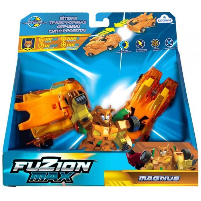 Трансформер Fuzion Max набор машинок Магнус (54002)