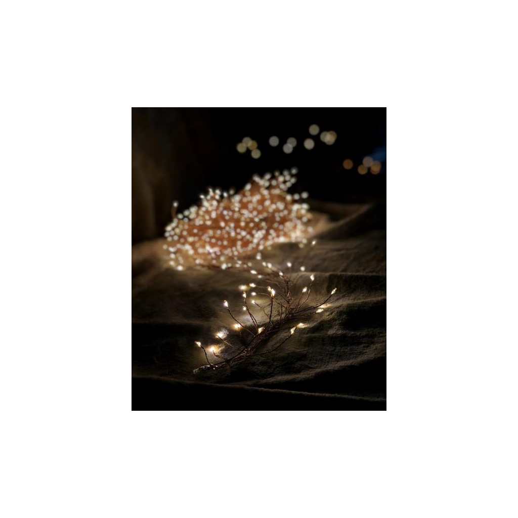 Гирлянда Luca Lighting кластер Медная струна теплый белый 8 м (8718861852844) изображение 2