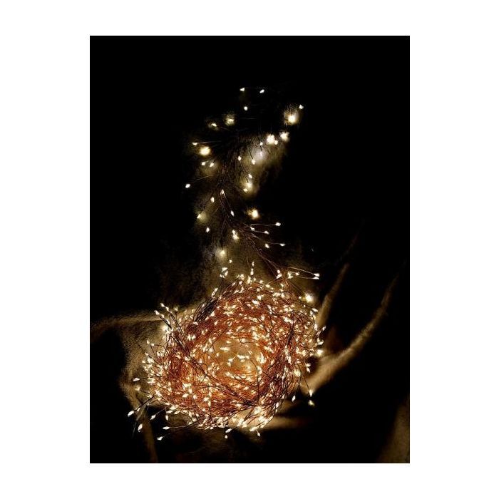 Гирлянда Luca Lighting кластер Медная струна теплый белый 8 м (8718861852844) изображение 3