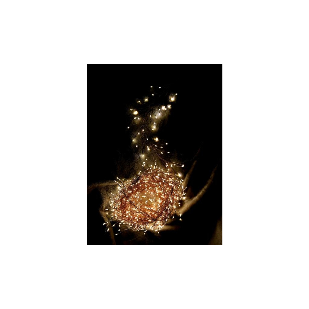 Гирлянда Luca Lighting кластер Медная струна теплый белый 8 м (8718861852844) изображение 3