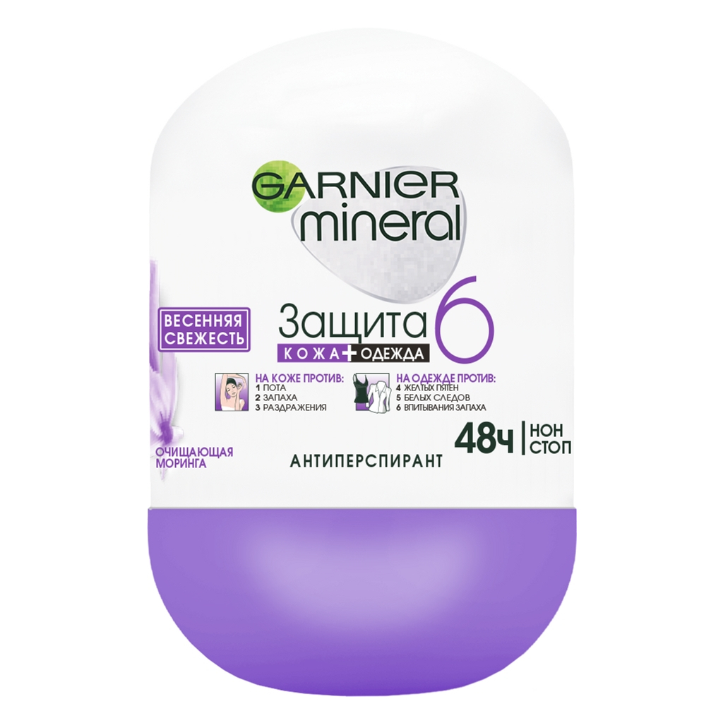 Антиперспірант Garnier Mineral Захист 6 Весняна свіжість роликовий 50 мл (3600541474437)