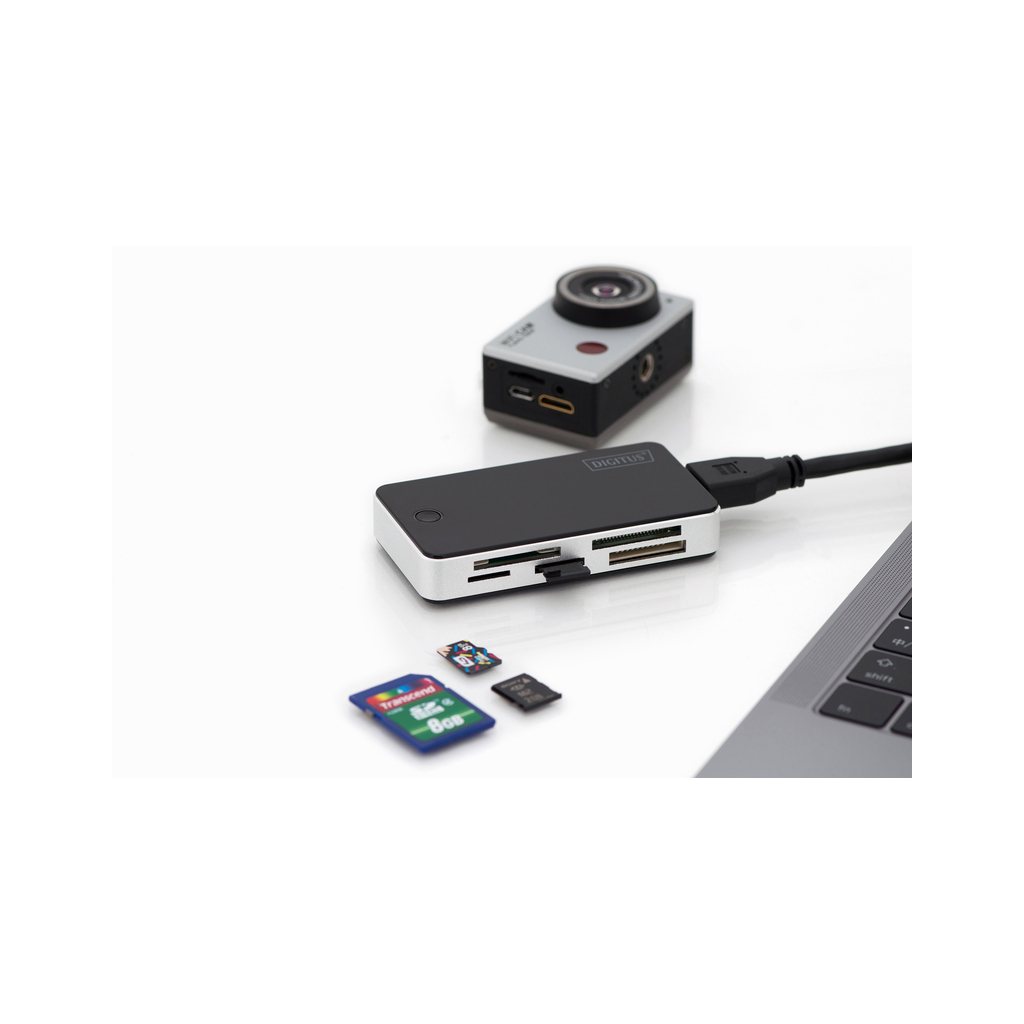 Считыватель флеш-карт Digitus USB 3.0 All-in-one (DA-70330-1) изображение 4