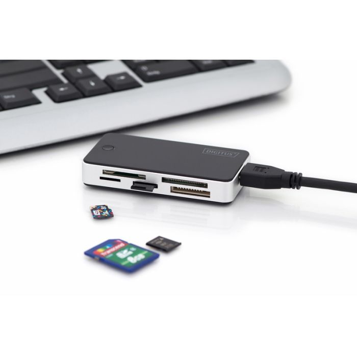 Зчитувач флеш-карт Digitus USB 3.0 All-in-one (DA-70330-1) зображення 7