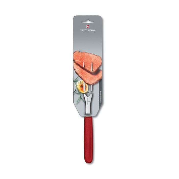 Столовая вилка Victorinox SwissClassic Carving Fork 15 cm Red (5.2101.15B) изображение 2