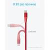 Дата кабель USB 2.0 AM to Type-C 0.9m Powerline+ II Red Anker (A8462H91) изображение 6