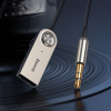 FM модулятор Baseus Bluetooth Audio Adapter AUX/USB with mic (CAB01-01) Silver (CAB01-01) зображення 9