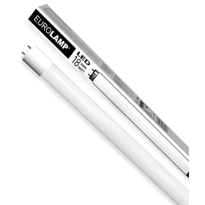 Лампочка Eurolamp 18W G13 (T8) 6500K 220V (LED-T8-18W/6500(скло)) изображение 2